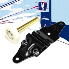 Black Roll Up End Hinge+2.00" Nylon Roller For Freight Trailer Roll Up Door