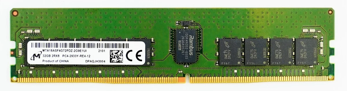 Micron DDR4 SDRAM 32 GB Total Capacity Memory (RAM) for sale | eBay