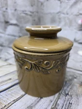 French Butter Bell Crock by L. Tremain Harvest Gold Fresh Keeper Dish