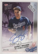 2017 Topps Now Road to Opening Day Purple 24/25 Corey Seager #OD-407B Auto 1b0