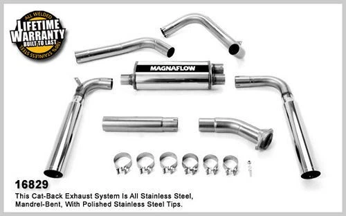 Escape Magnaflow 16829, Kit Acero Inoxidable Natural Se Adapta 83-92 Camaro 5.0/5.7L Cat Ba Foto 2 de 4