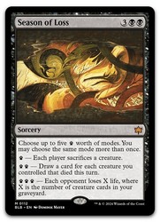 Season of Loss 112/398 Bloomburrow Mythic Sorcery