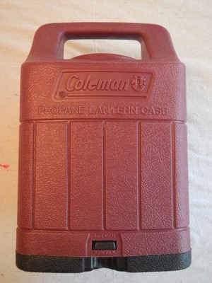 Coleman Propane Lantern Case Maroon Hard Shell CARRY CASE ONLY 5154A 5151 5152