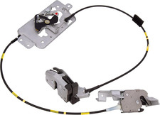 Left Driver Side Rear Door Lock Latch with Cable Compatible with Ford F-150 200