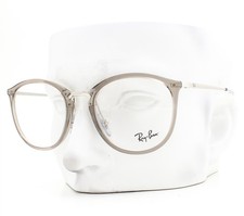 Ray-Ban Eyeglasses RB 7140 8125 Glasses Crystal Gray on Silver 51mm with Case