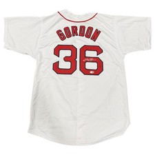 Tom Gordon Autographed Boston (White #36) Custom Stitched Jersey - JSA