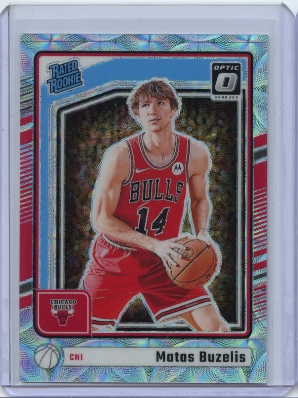 2024-25 Donruss Optic MATAS BUZELIS #271 RC Premium Box Set Scope Prizm 195/249
