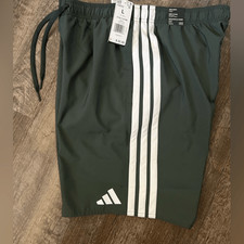 Adidas 3-Stripes Swim Shorts 8-Inch- Size Large
