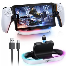 Charging Stand for PS Portal Compatible with Hard/Soft Cover, RGB Charge Stat...