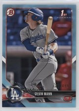 2018 Bowman Draft Sky Blue 101/499 Devin Mann #BD-15 1q5