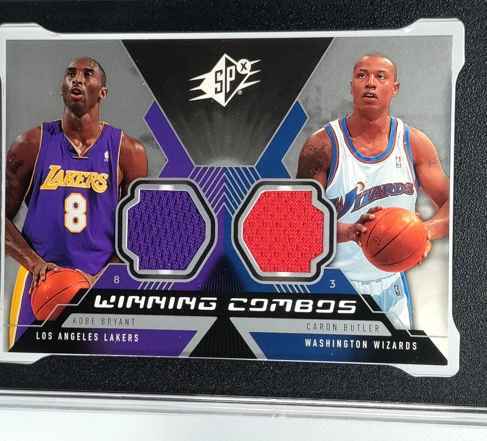 SGC 9.5 Kobe Bryant Butler PARCHE USADO EN EL JUEGO AllStar Weekend 2005-06 UD SPx Combos Foto 4 de 4