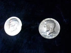 lot of 2 kennedy silver content unknown if any 1/2 dollar 1968 1967 coins