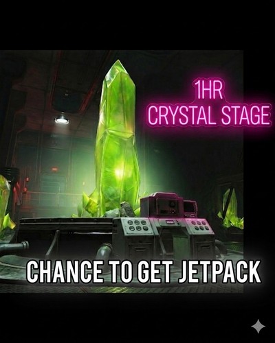 1X  Hour Crystal Stage Runs Chance For Jet Pack PS4 PS5 GLEAMING DEPTHS