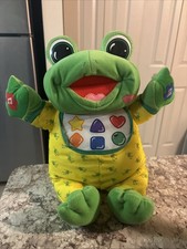 Vintage 1999 Leap Frog BABY TAD Hug  Learn Stuffed Animal Toy With Sound WORKS