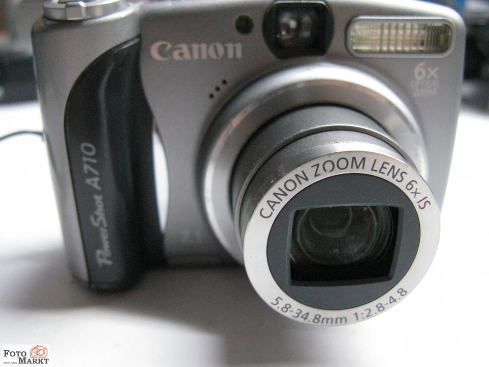 Canon PowerShot A710 Digital Camera mit Sucher Zoom-Objektiv 6x optisch lens - Bild 2 von 4