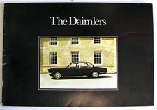 DAIMLER DOUBLE SIX & SOVEREIGN Car Sales Brochure 1974-75 #40M/10/74