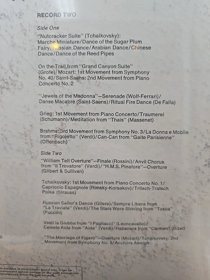 120 Music Masterpieces 1971 Columbia House 2LP Excellent 2 - Image 4 of 4