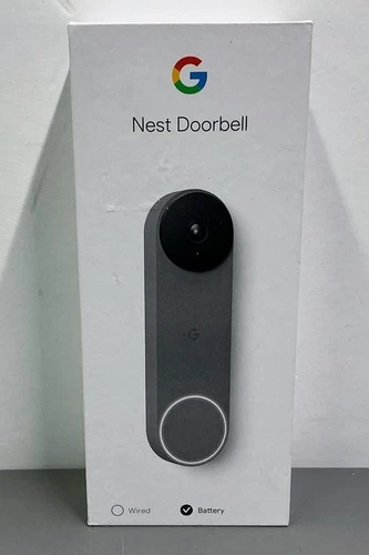 Google Nest GA02076-US Video Doorbell - Ash