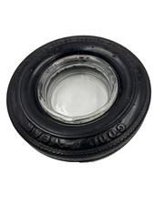 Vintage Goodyear Custom Power Cushion Polyglas Tire Ashtray Original