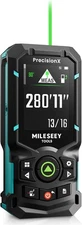 MILESEEY S50 Green-Beam Laser Distance Measure - 400ft 400ft(120m), Black 