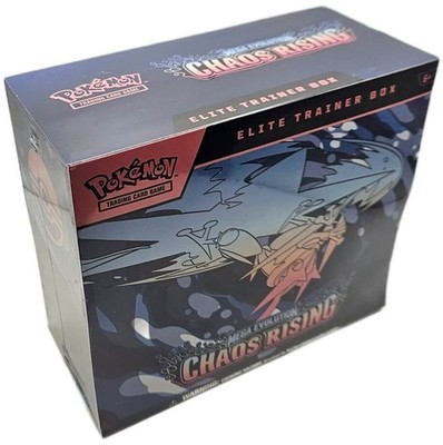 Pokemon Mega Evolution Chaos Rising Factory Sealed Elite Trainer Box ETB Booster