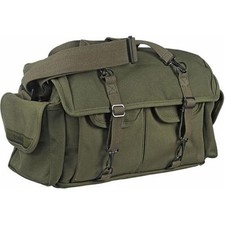 Domke F-1X Little Bit Bigger Classic Series Shoulder Canvas Camera Bag, Olive