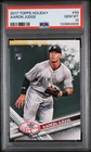 PSA 10 2017 Topps Holiday - Aaron Judge #HMW99 (RC) Rookie Yankees Gem Mint MVP