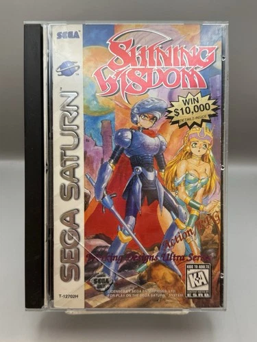 Sega Saturn Shining Wisdom Complete with Manual & Warranty Card Tested
