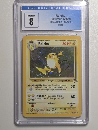 Raichu graded CGC 8 for sale on eBay