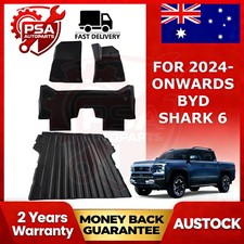 Fits BYD Shark 6 2024-Onwards All-Weather Heavy Duty TPE Floor Mats Tub Mat