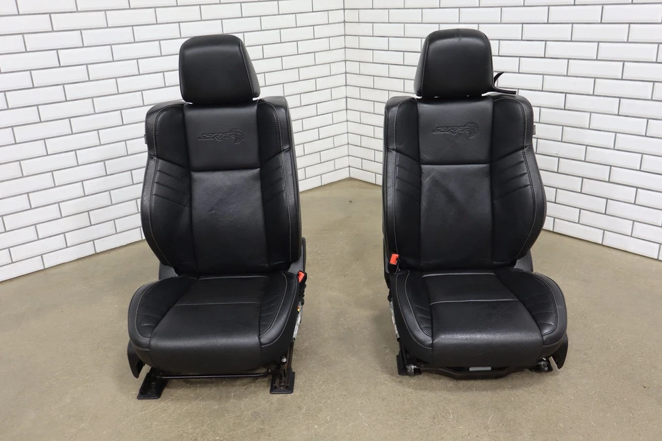 15-23 Dodge Challenger Hellcat Laguna Leather Heat/Vent Seats with Console Black Foto 2 de 4