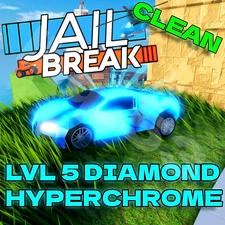 DIAMOND Hyper Chrome Level 5 💎CLEAN ⚡FAST DELIVERY⚡ Jailbreak Hyperchrome/Color