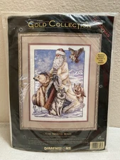VTG 1997 Dimensions The North Wind Counted Cross Stitch Kit NOS Gold Collection