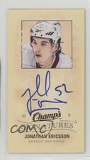2009-10 Upper Deck Champ's Mini Signatures Jonathan Ericsson #CS-ER Auto 2d8