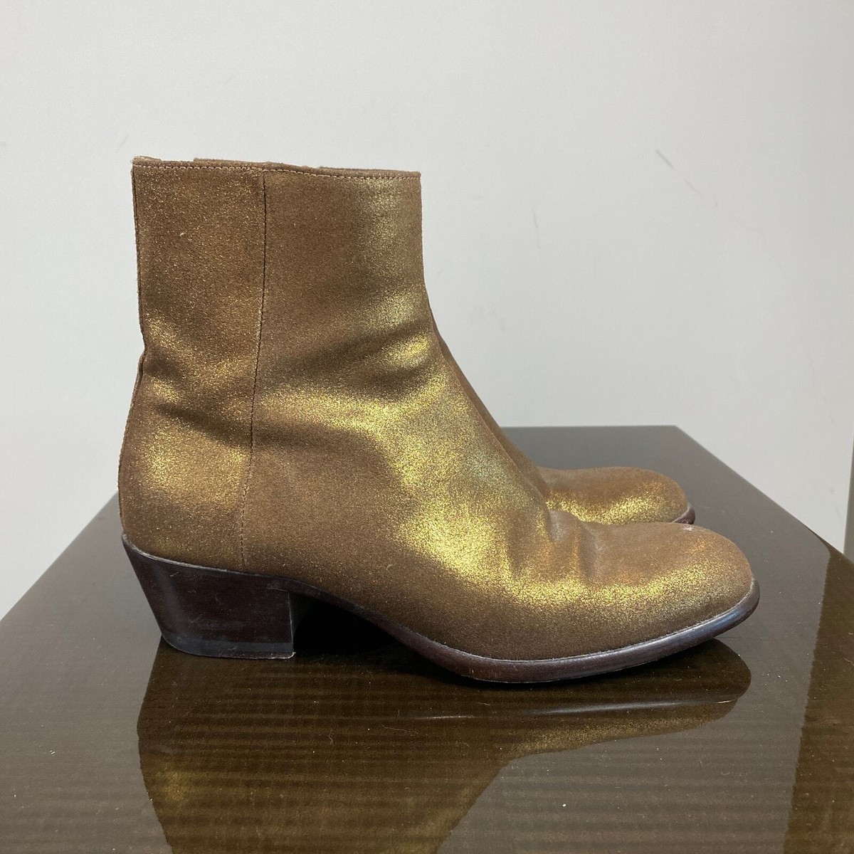 Maison Martin Margiela Replica Tuxedo Cuban Heel Boots Women