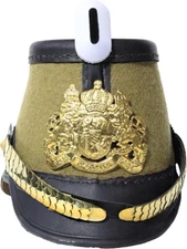 Authentic Bavarian Green Tschako Pickelhaube Helmet - Military Collectible