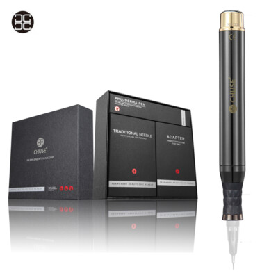CHUSE P1 Permanent Makeup Machine Rotary Tattoo Pen Kit For Eyebrow EyeLiner Lip