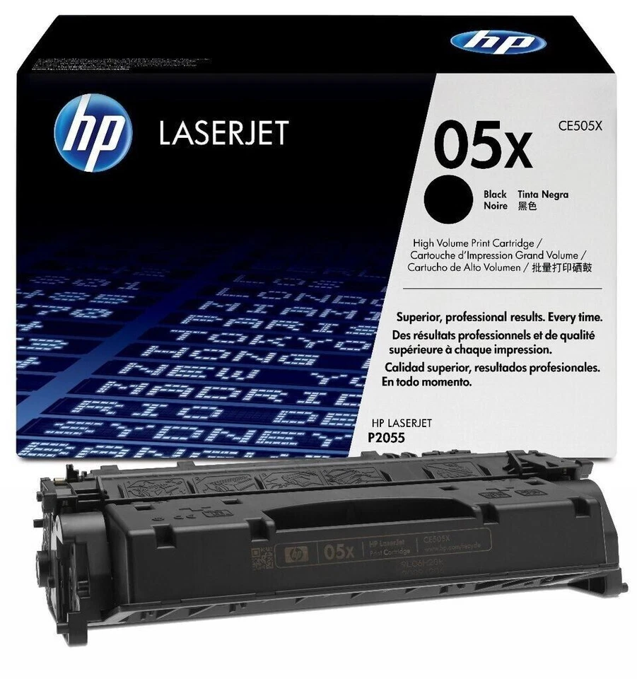Genuine HP 05X Black Toner Cartridge (CE505X) - FREE UK DELIVERY! VAT included