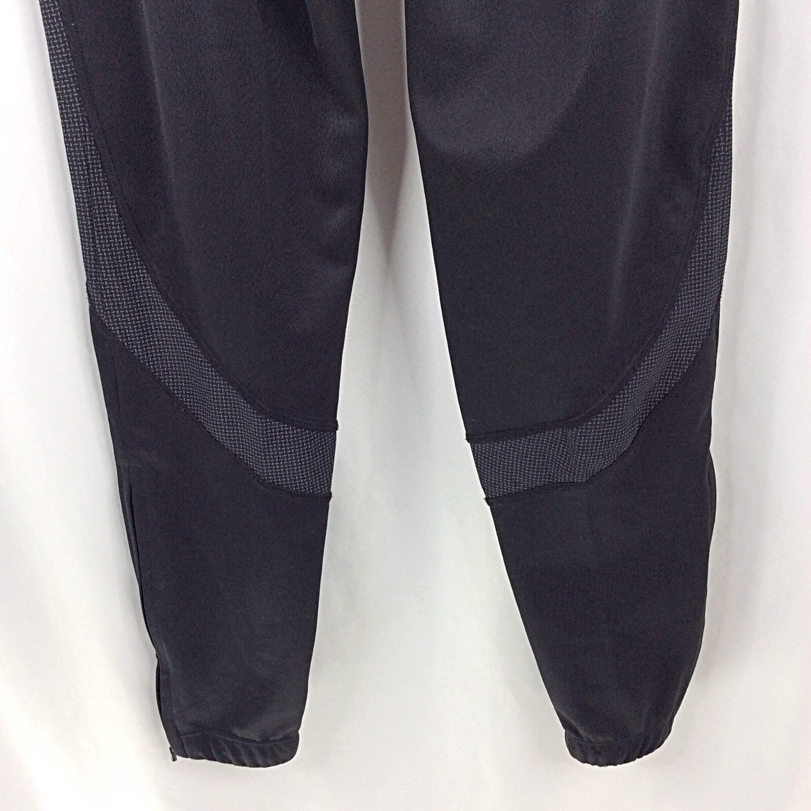 illumiNITE Track Pants Mens Size Small Black Drawstring Reflective Running