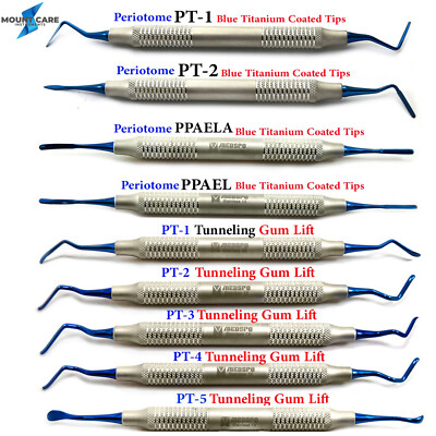 PT1 PT2 Implant Tooth Extraction Periodontal Ligament Serrated Root Instruments
