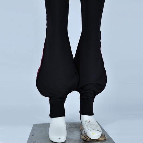 Für Cosplay Captain Kirk rote Streifen Hose Sternenflotte Uniformen Hose Overalls - Bild 9 von 12