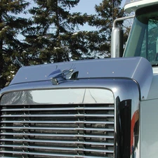 Freightliner Coronado 2003-2010 Stainless Steel Hood Shield Bug Deflector