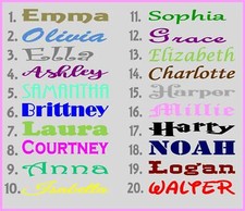 Custom Text Vinyl Lettering Sticker Decal Personalized Window Wall Name Car