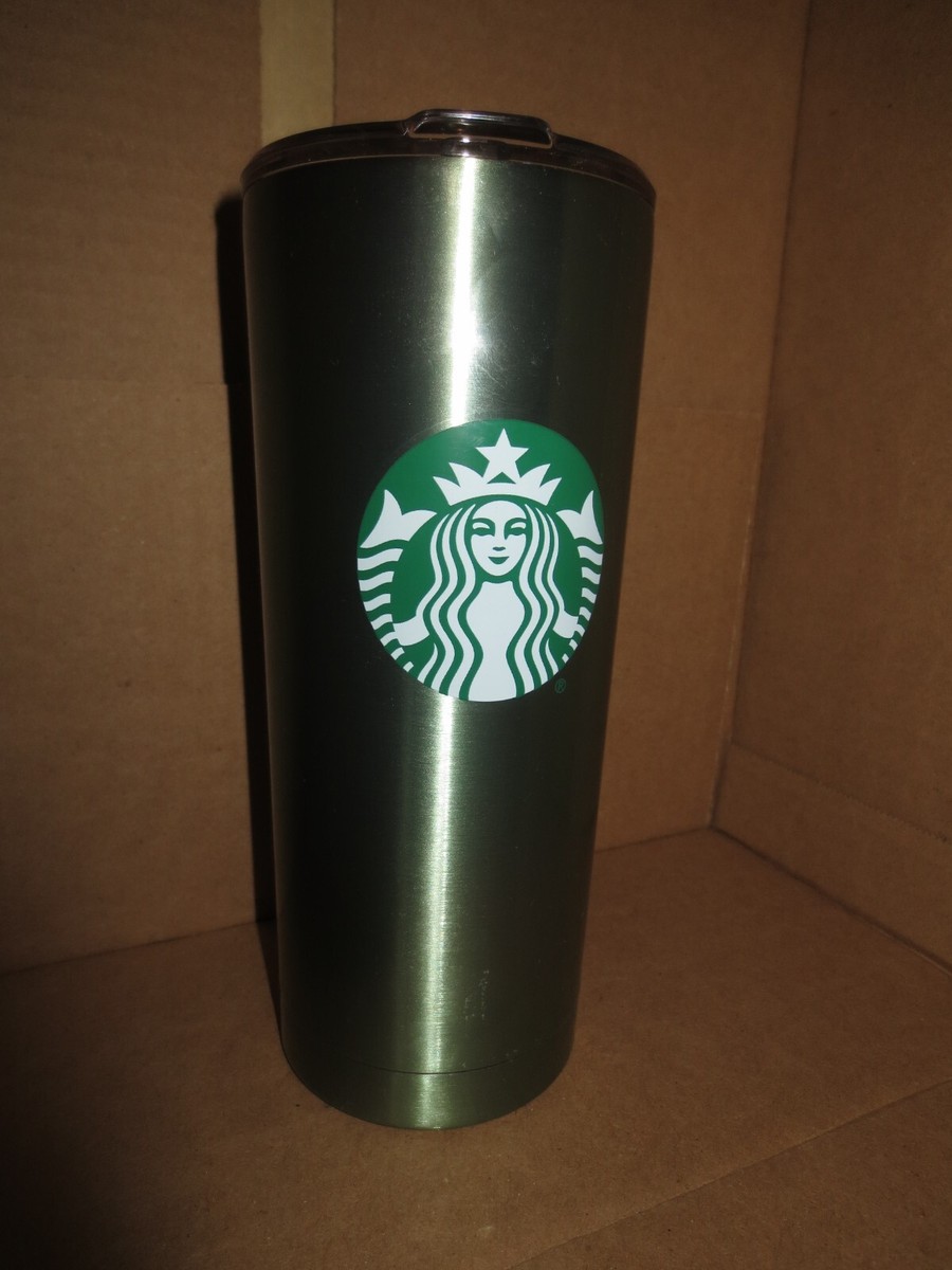 NEW Starbucks Green Stainless Steel 20 oz Tumbler with lid