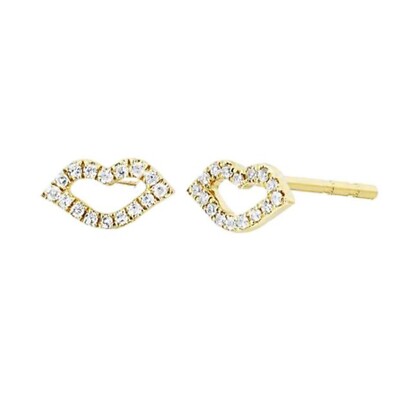 1.20 Ct Tw F/SI-1 Runde Brillantschliff Diamant Ohrstecker 14K WeißGold