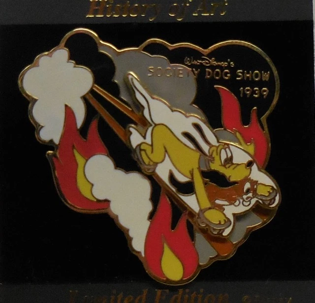 Prendedor Disney Historia de la Sociedad del Arte Exposición Canina 1939 Plutón Slider LE2000 Foto 2 de 4