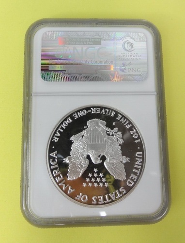 1991-S $1 Proof American Silver Eagle NGC PF69 Ultra Cameo - Picture 2 of 2