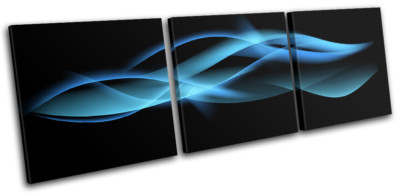 Smoke Colourful Vector  Abstract TREBLE Leinwand Kunst Bild drucken