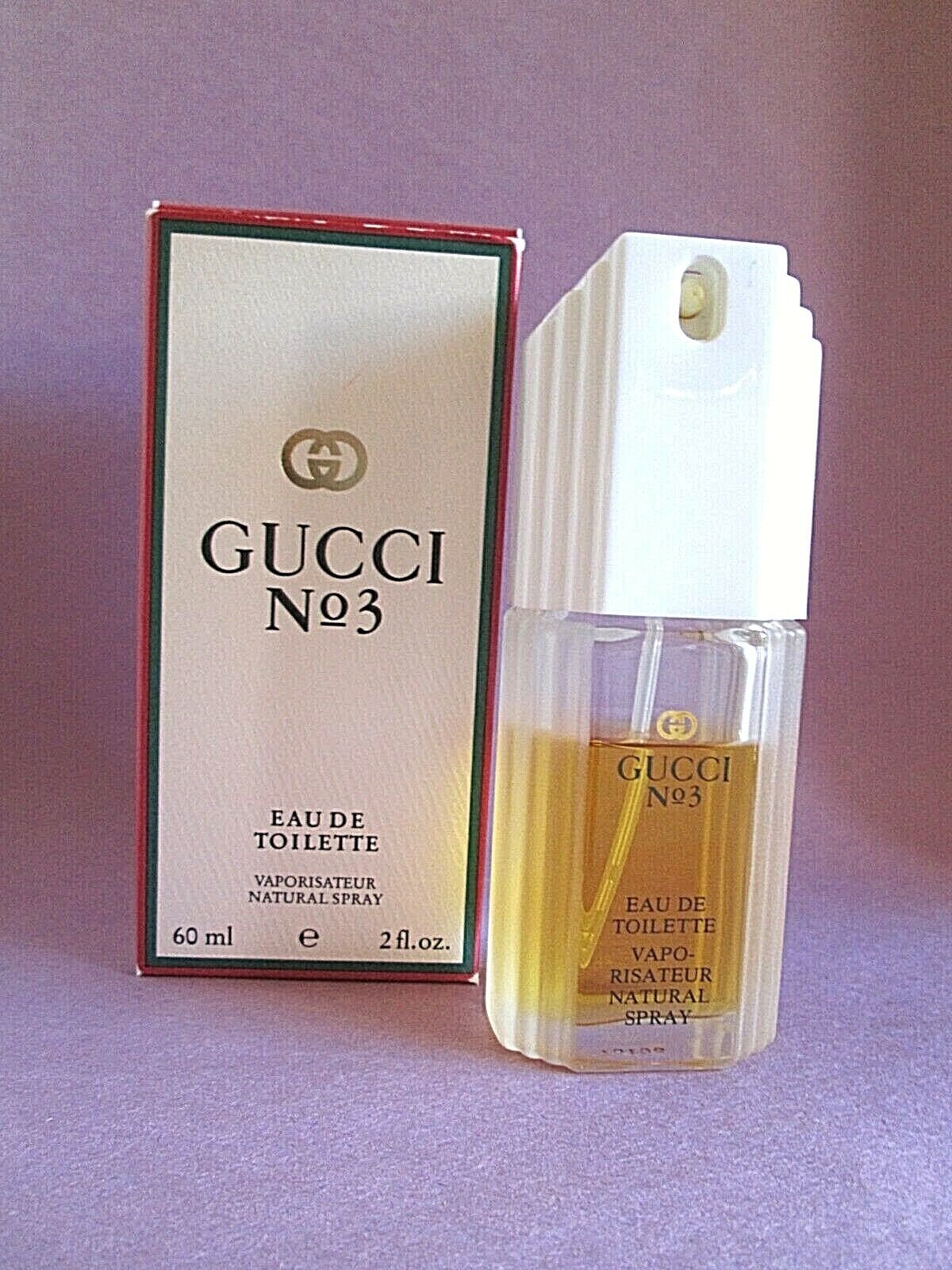 Gucci No 3 Eau de Toilette Spray Vintage 2 oz 60 ml France Read Description  | eBay