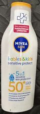 NIVEA SUN Kids Protect & Sensitive Sun Lotion SPF 50+ 200ml – New 39.95 per litre